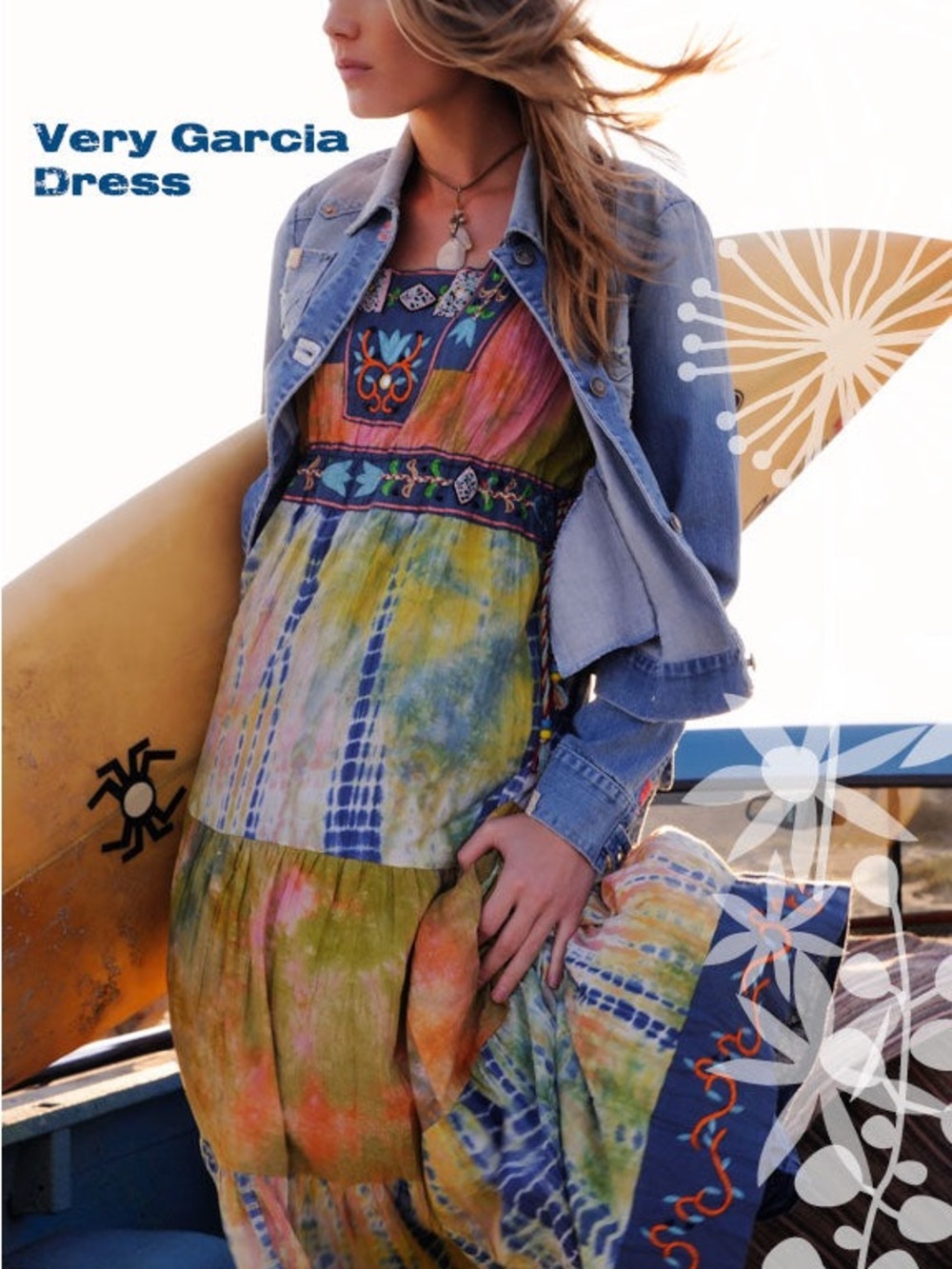 Double D Ranch Very Garcia Multicolor Maxi Dress Size Small